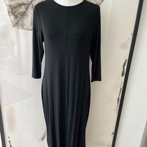 MIKAH Black Boho Chic Maxi Dress